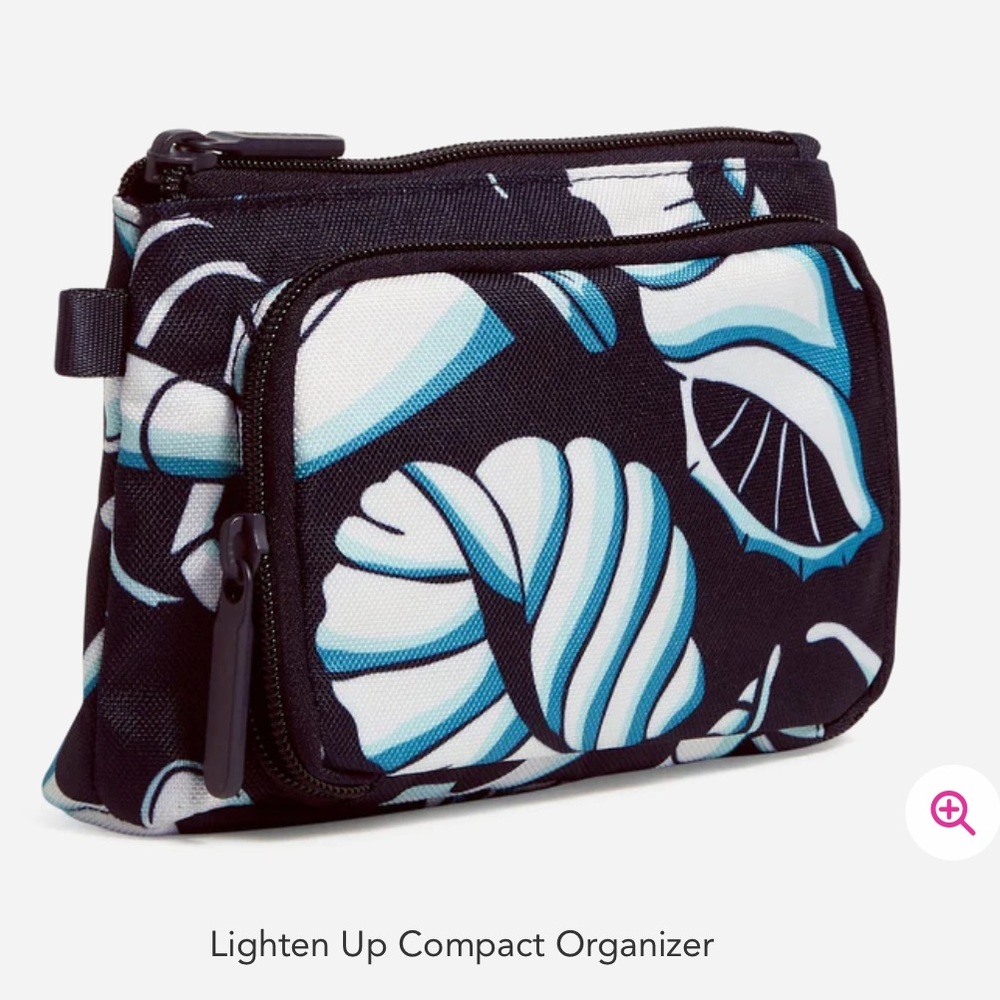Vera Bradley Lighten Up Organizer possibly small cosmetic bag - Picture 3 of 10